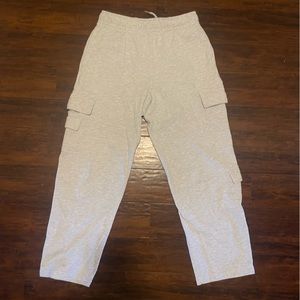 Grey Cargo Sweatpants (M, Garage)